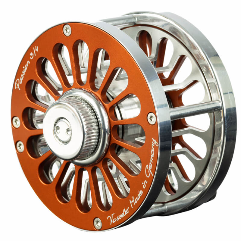 Vosseler Fly Reel Passion Orange | 54 Dean Street Shop
